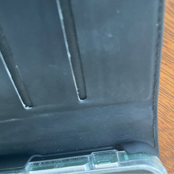 Kate Spade sparkly black phone and card holder. Two card holders, magnetic flap. - Picture 11 of 15